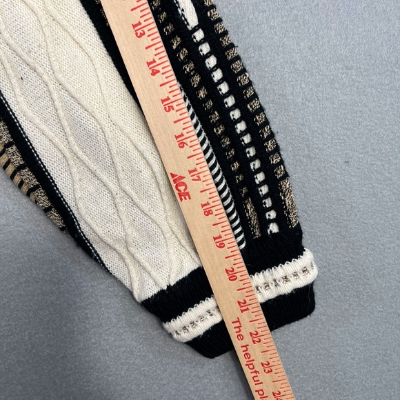 VTG‎ Alan Stuart Sweater Fits Medium Cosby Biggie Textured 1990s 3D Knit Korea - Picture 9 of 9